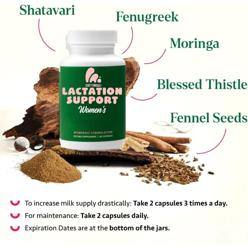 Ayurvedic & Herbal Wellness Kits - 60 Capsules of Ayurvedic Lactation Supplement