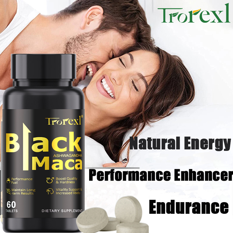 Herbal Queen - Organic Black Maca Pills 60 Tablets
