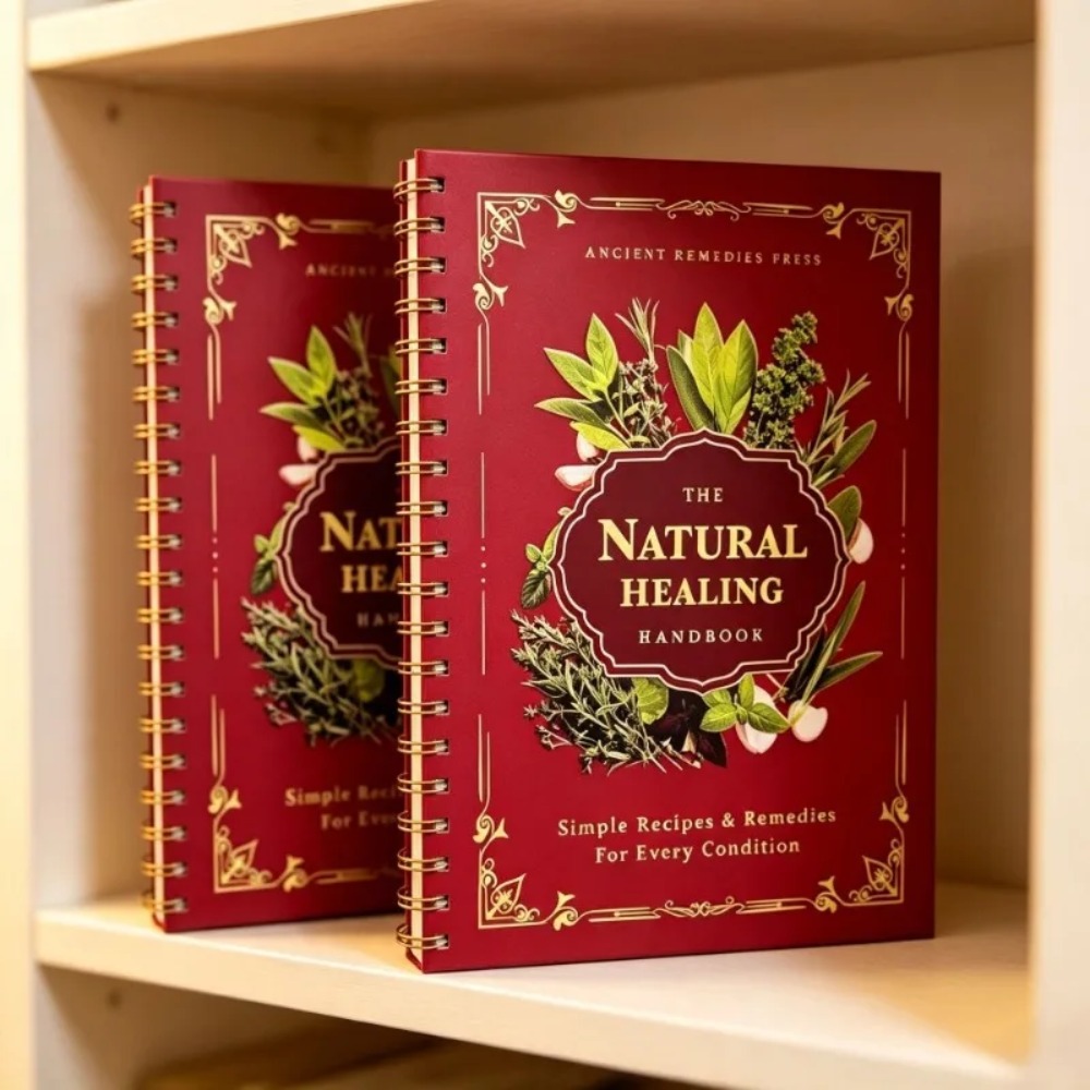 Herbal Holistic Wellness - The Natural Healing Handbook Spiral‑Bound Herbal