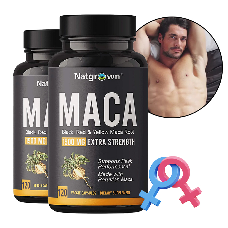 Herbal Queen - Maca Root Capsules (Black + Red