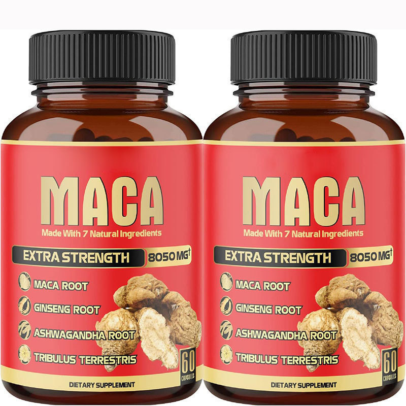 Herbal Queen - 2 Pcs 8050mg Organic Black Maca