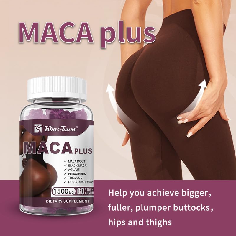 Herbal Queen - Maca Plus Gummies, Hip Butt Gummies
