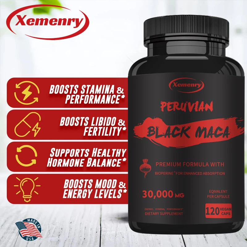 Maximum Strength Black Maca Ro - đánh giá và giá Herbal Queen