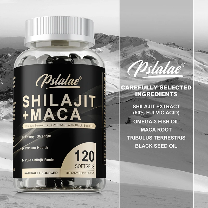 Shilajit + Maca Capsules - Con - đánh giá và giá Herbal Queen