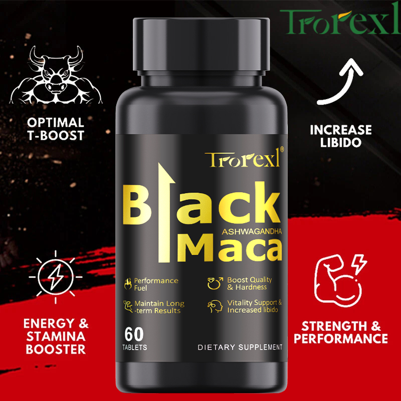 Organic Black Maca Pills 60 Ta - đánh giá và giá Herbal Queen