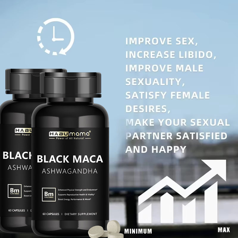 Male Enhancing Black Maca Caps - đánh giá và giá Herbal Queen