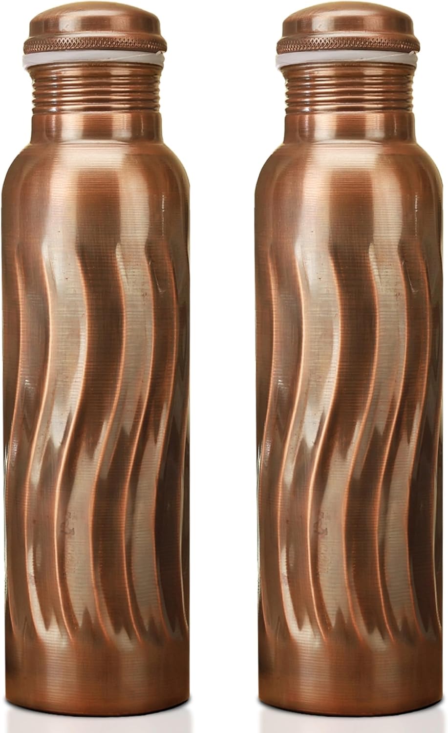 Antique Copper Water Bottles 1 - đánh giá và giá Ayurvedic & Herbal Wellness Kits