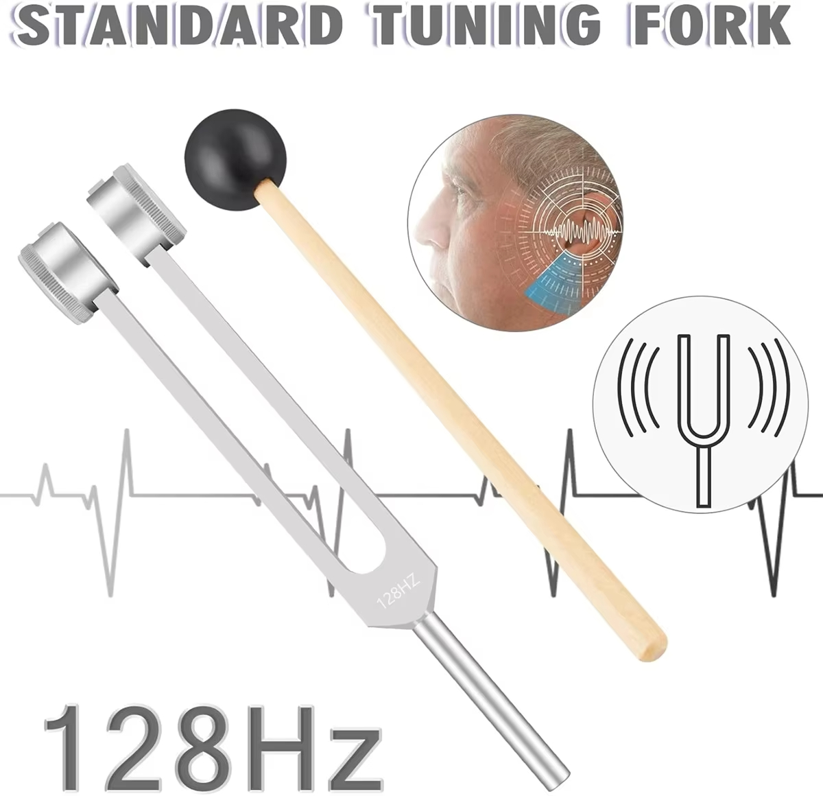 Miwayer 128Hz Tuning Fork, Dee - đánh giá và giá Healing Wellness